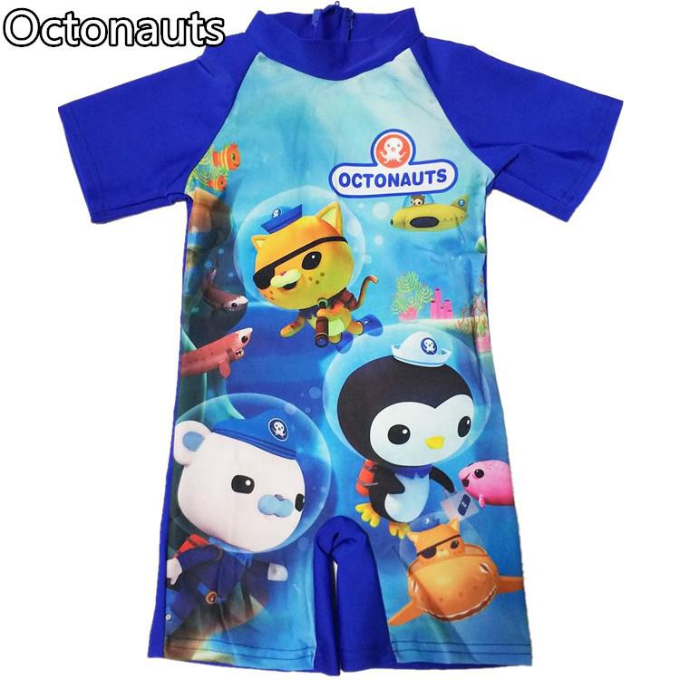  Baju  Renang One  Piece  Motif Print Kartun untuk Anak  