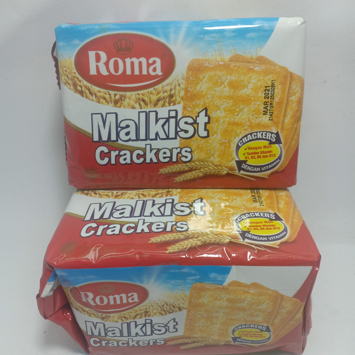 ROMA MALKIST CRACKERS BERAT 135 GR