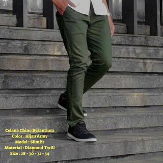  Celana  Chino  Twill Stretch original Rezaraka Shopee 