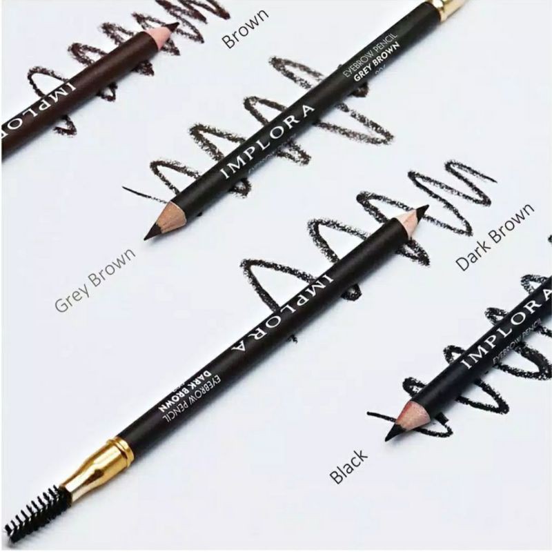 IMPLORA PENSIL ALIS / IMPLORA EYEBROW READY STOCK BPOM BRASOV PENSIL ALIS 2 IN 1 TYPE A