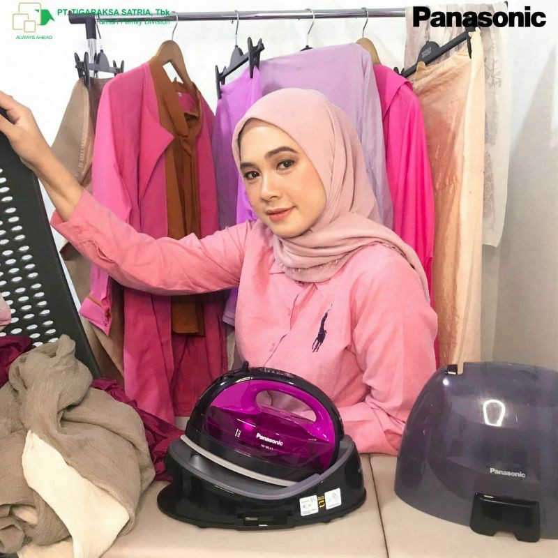 SETRIKA TANPA KABEL CORDLESS PANASONIC GARANSI RESMI