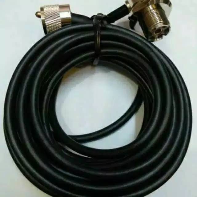 Kabel radio rig n ht uda sama konektor tinggal pakai.5metar