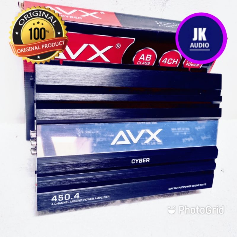 Power 4 Channel AVX Cyber 450.4 Power Amplifier 45000 watt