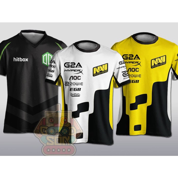 JERSEY / KAOS TEAM GAMING CUSTOM/ DESIGN SENDIRI