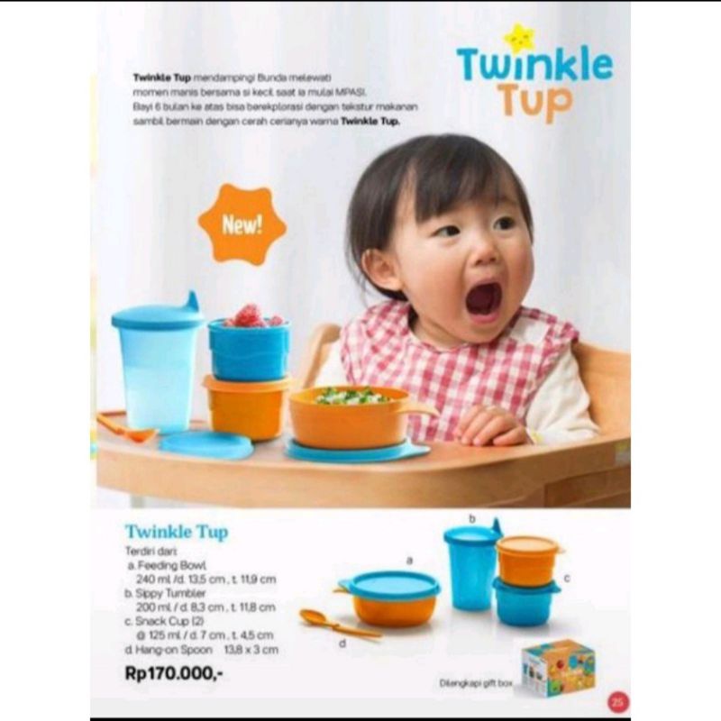 Twinkle Cup Tupperware
