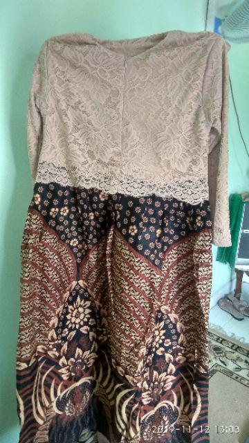 Maura Couple - Sania Ruffle Batik Couple Ori Ndoro Jowi Dnt Garansi Termurah Shopee - Kebaya Modern