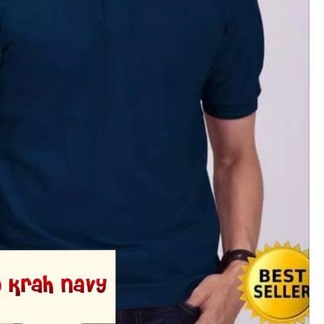 kaos kerah polos/kaos pria polos/kaos kerah pria/lacos - Putih, S