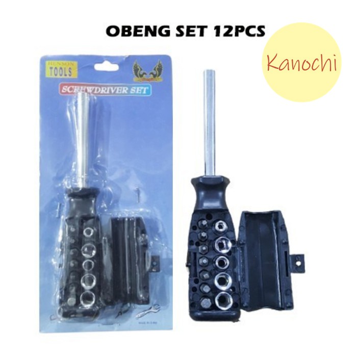 OBENG SET SCREWDRIVER PORTABLE 18pcs OBENG MULTIFUNGSI 18in1