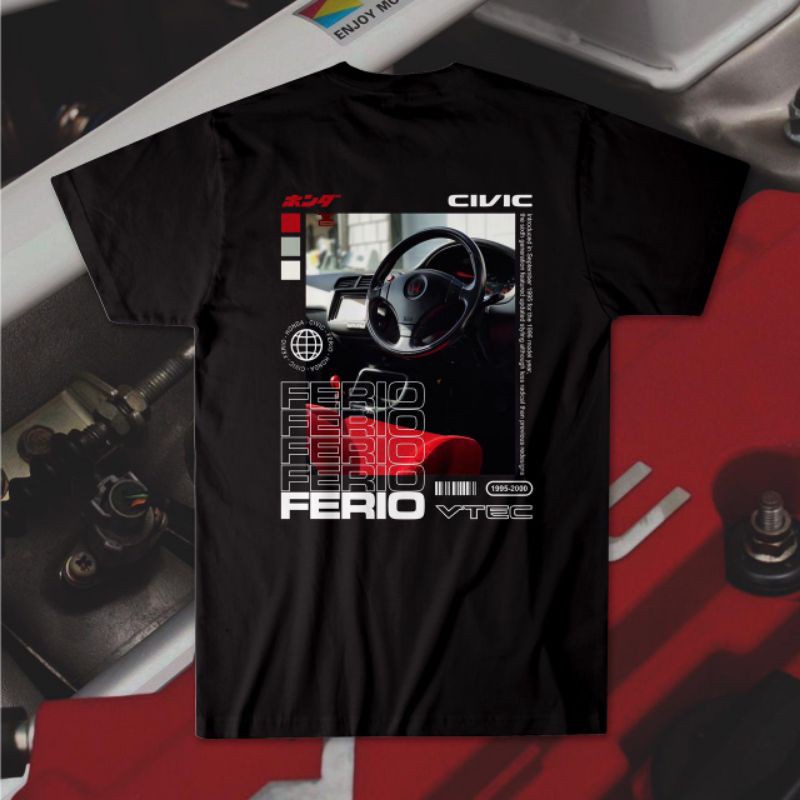 ►₪KAOS HONDA CIVIC FERIO / BAJU MOBIL HONDA CIVIC FERIO