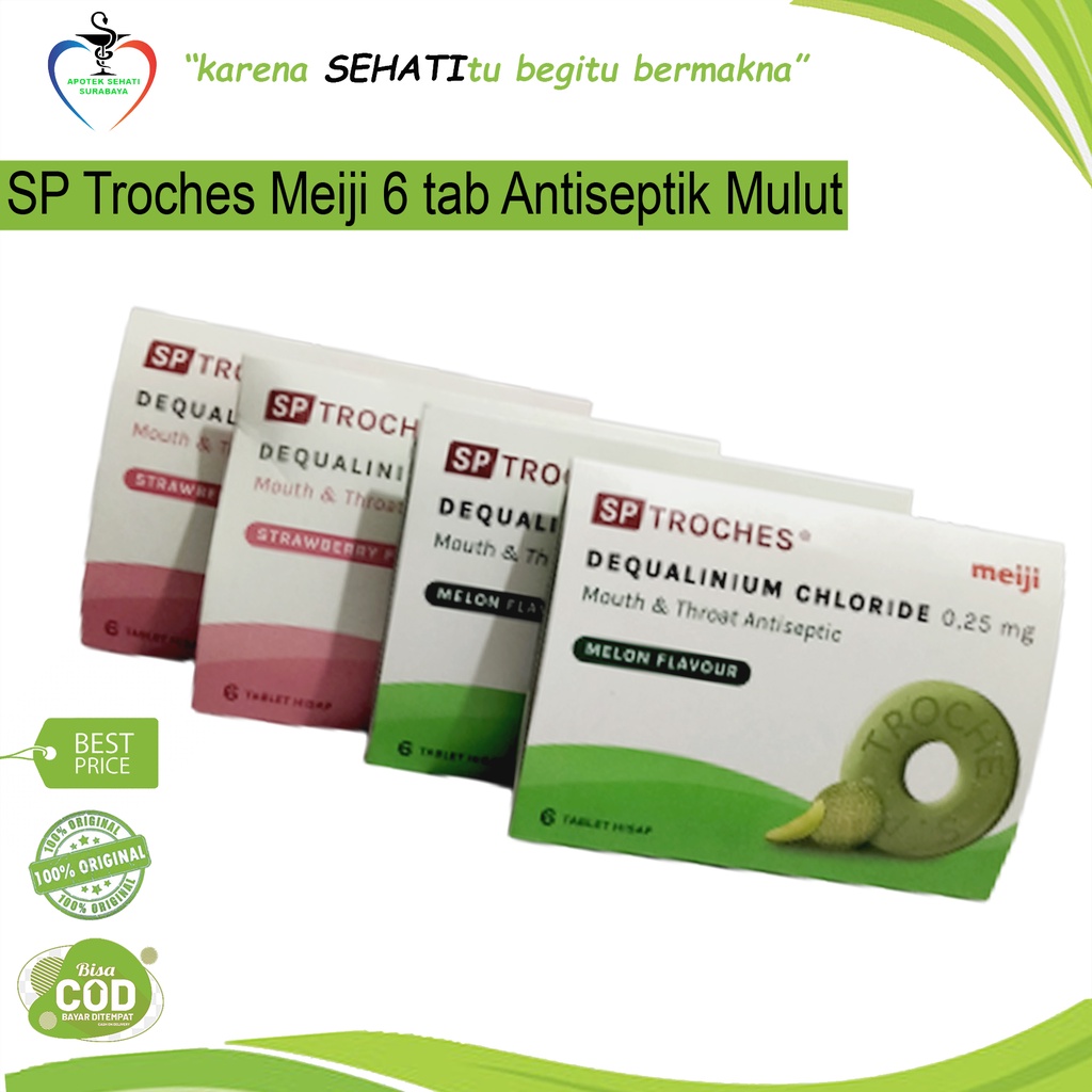 SP TROCHES OBAT RADANG TENGGOROKAN 6S ANTI SEPTIK