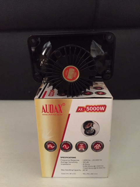 Tweeter Audax ax 5000 W Waterproof (tahan air) Audax ax 5000w