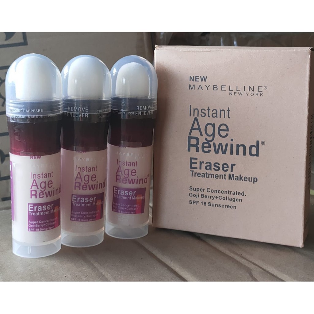 New MAybelline Instan Age Rewind Eraser Treatment Makeup/foundation