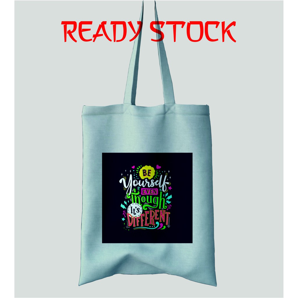 Totebag Premium - Canvas Drill - Bukan Blacu - Tas Fashion Wanita -  RS010