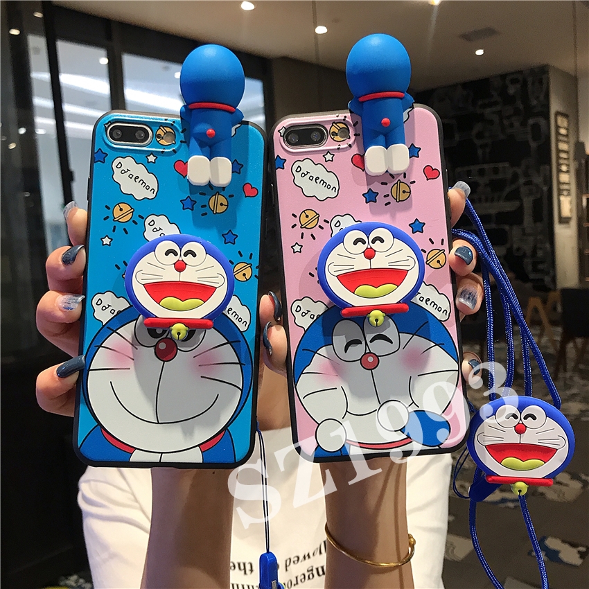 Case Hp Dengan Lanyard Gambar Doraemon Untuk Xiaomi Redmi Note 6pro Note5pro Note5a Redmi6a Shopee Indonesia