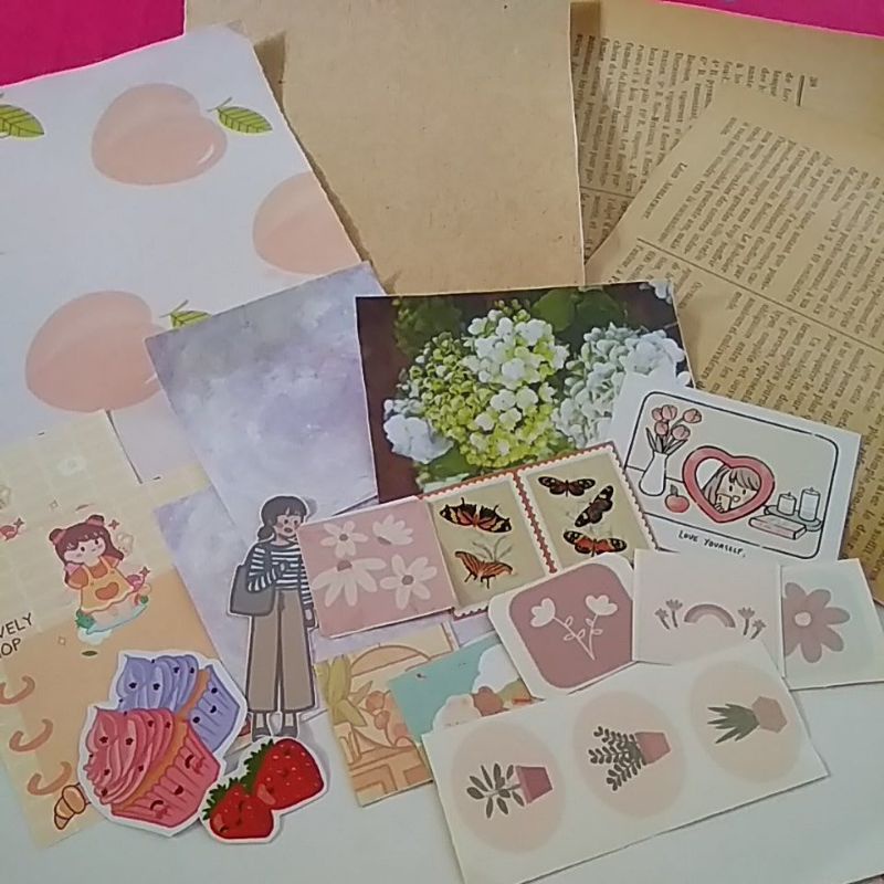 

MINI JOURNAL KIT/JOURNAL KIT/lilacstuff