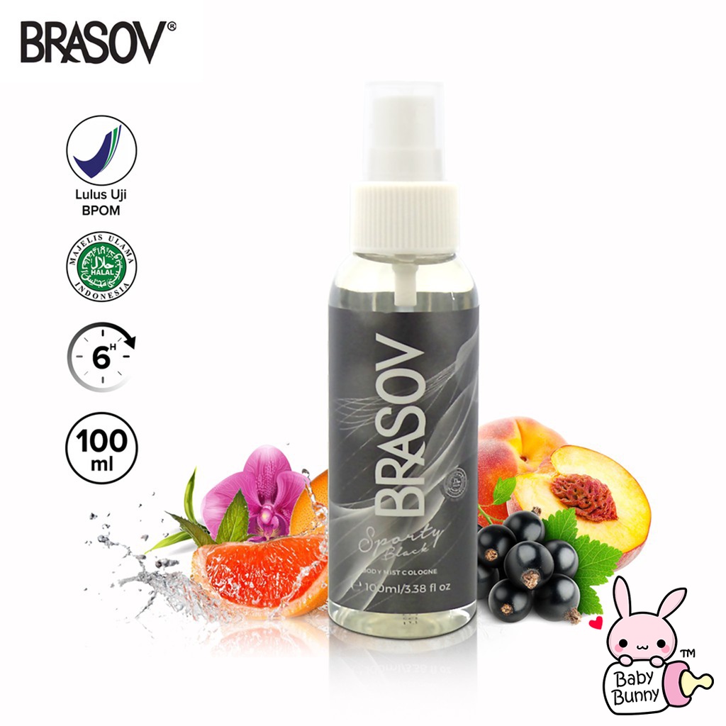 ❤ BELIA ❤ BRASOV Body Mist Spray Cologne Refreshing Fragrance 100mL