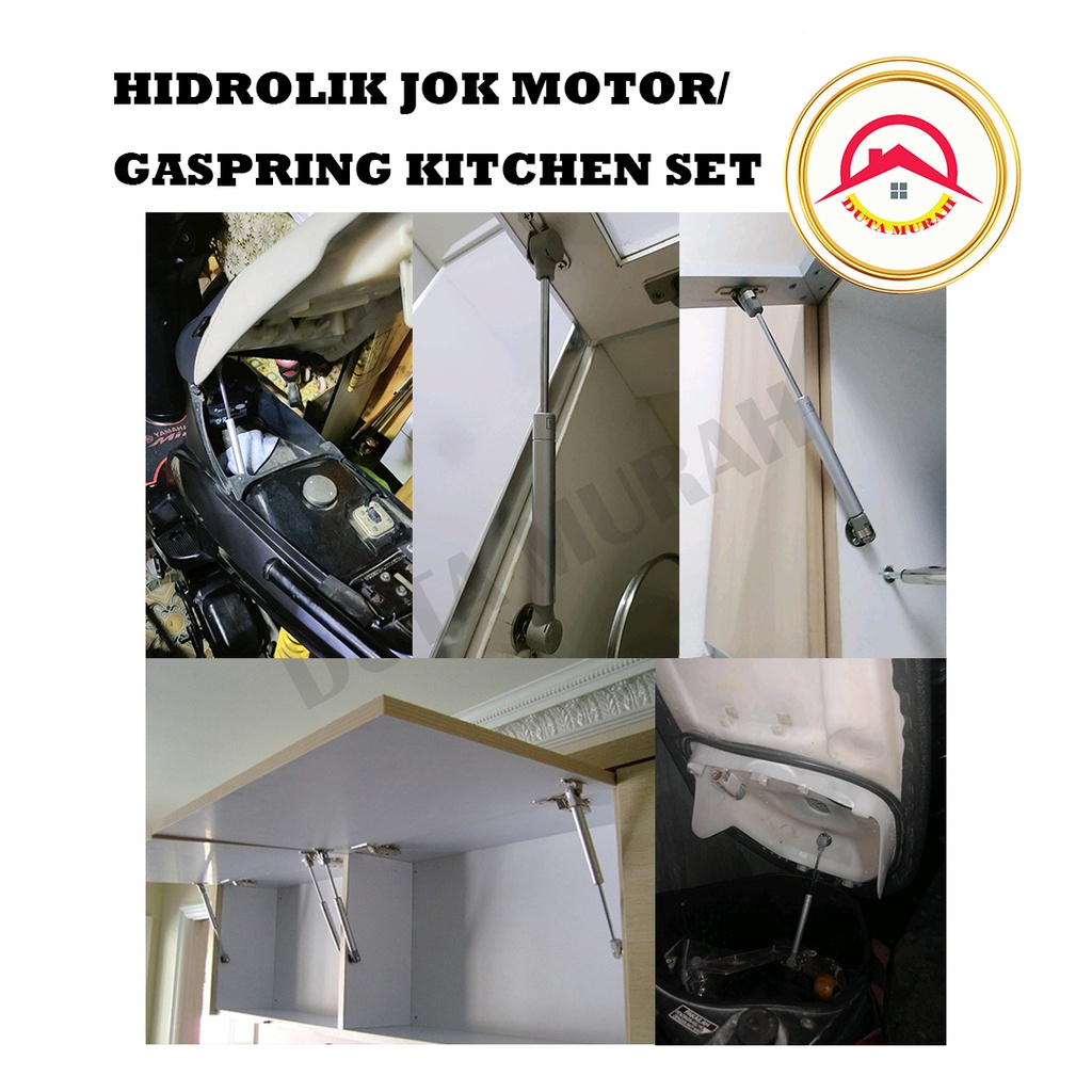 Gas Spring Hidrolis Isi (1 pcs) / Hidrolik Jok Motor Modif Variasi / gaspring Kitchen Set Furniture