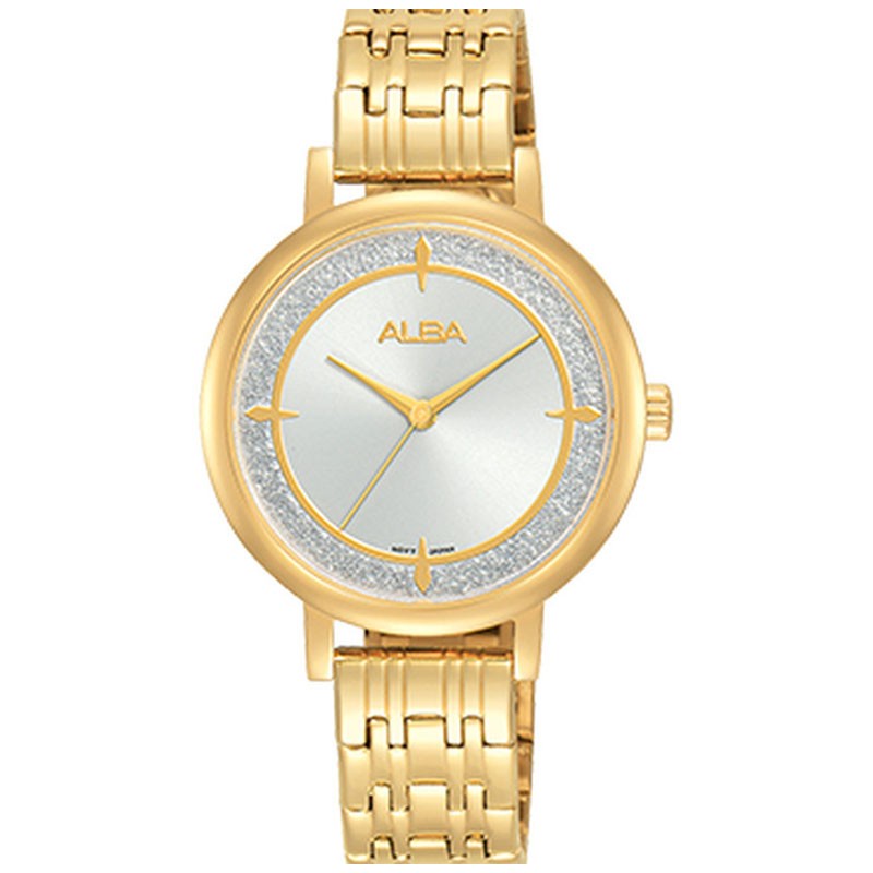 Jam Tangan Wanita Alba AH8526 Analog Watch Original AH8526X1 gold