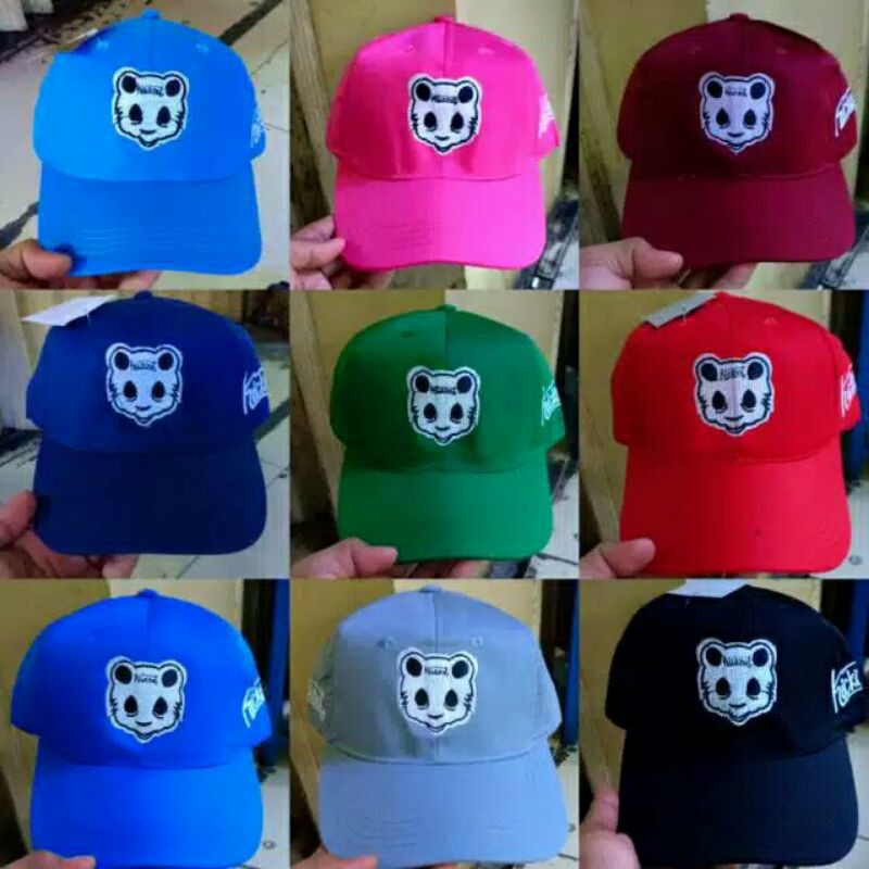 NEW... /TER MURAH/TOPI KARAKTER PANDA | Topi Panda Kickout | Baseball Bordir