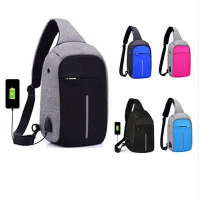 Tas selempang anti maling bagpack anti maling ransel anti maling