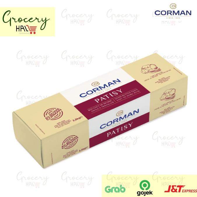 BISA COD CORMAN PATISY UNSALTED BUTTER 2,5 KG