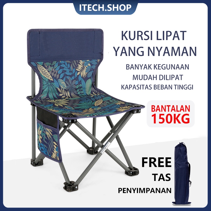 Kursi Lipat Camping Kursi Outdoor Portable Kursi Mancing Gunung Bangku