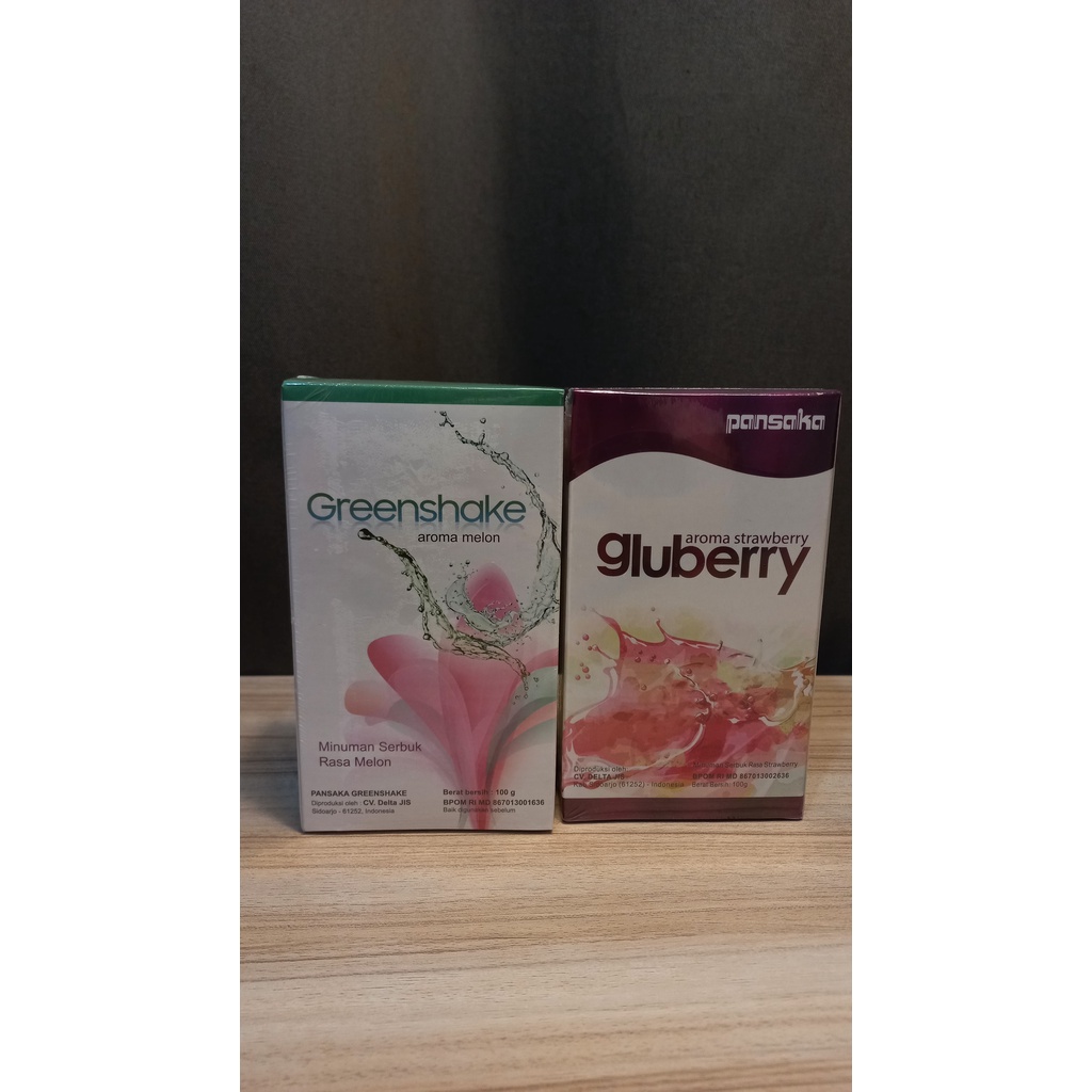 

Minuman Collagen Pansaka Gluberry/Greenshake