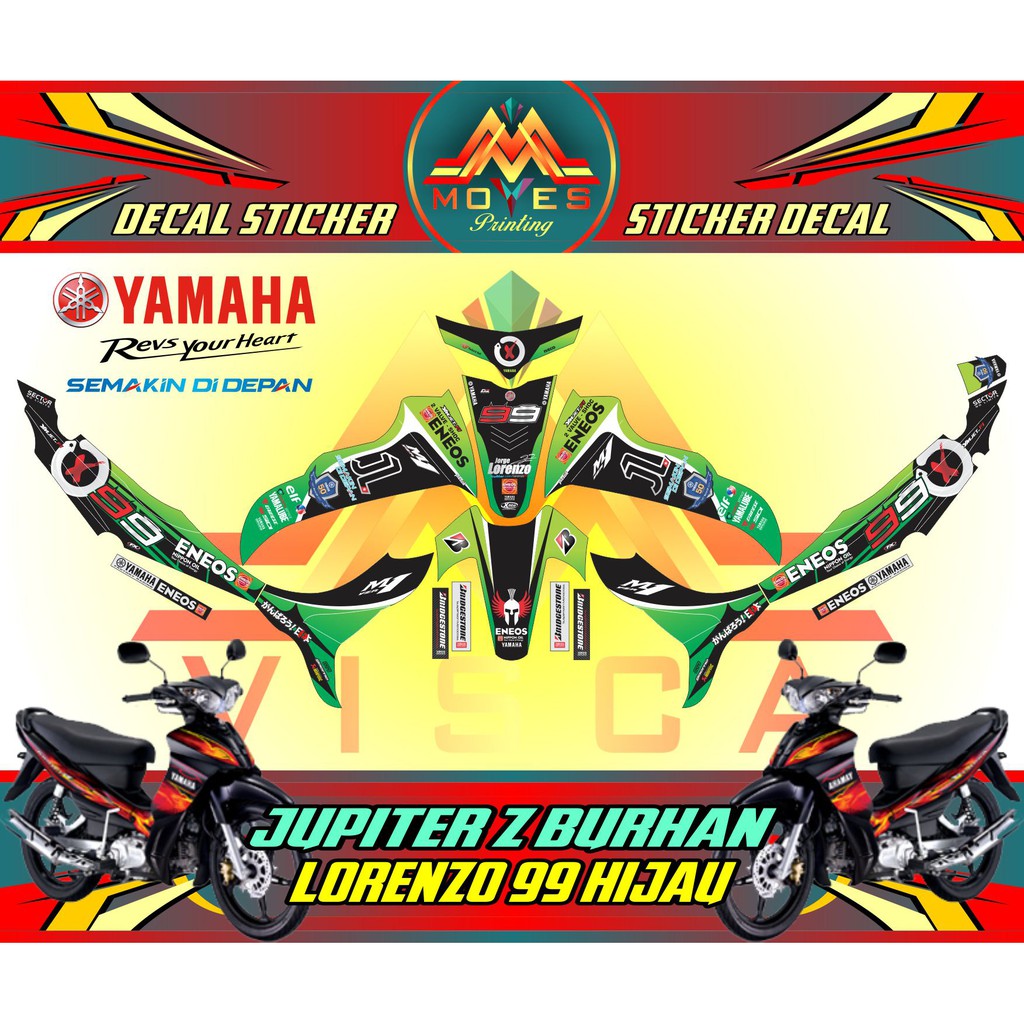 Cara Pasang Striping Motor Jupiter Z