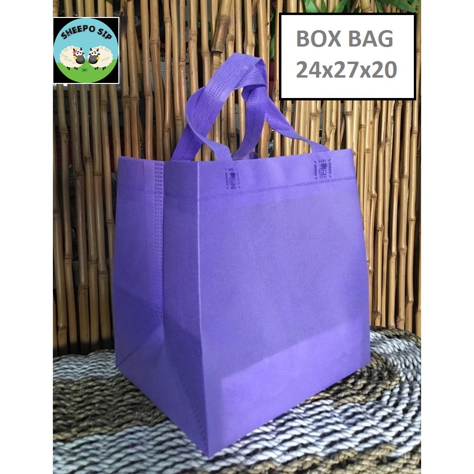 TAS HAJATAN POLOS - TAS KOTAK NASI 20X20 - TAS BERKAT - TAS WALIMAHAN - TAS BESEK UK 24X27X20