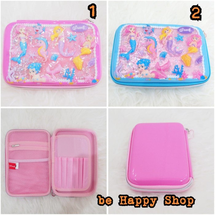 

[GRATIS ONGKIR] HARDTOP MERMAID PENCIL CASE WATER INSIDE - TEMPAT PENSIL ANAK ISI AIR TERJAMIN