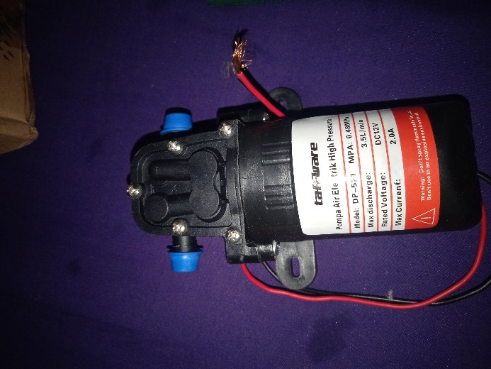 Pompa Air Elektrik Z10 12v 70psi 3.5l/m High Pressure