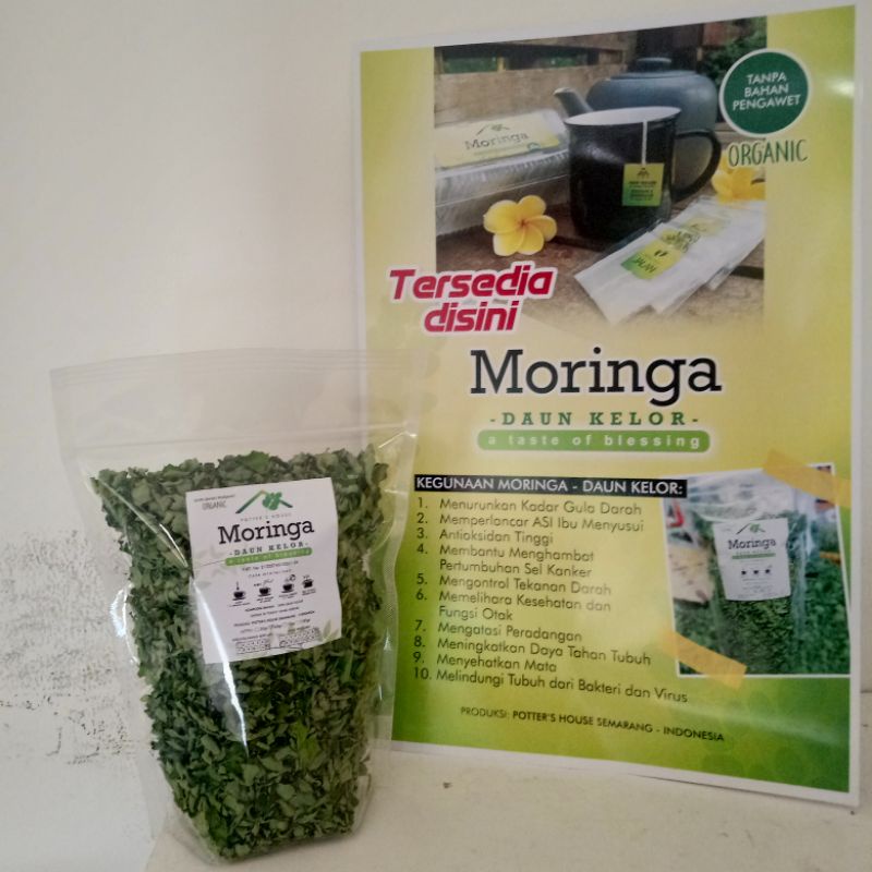 

Daun Kelor Sejuta Khasiat (60 gr) kemasan plastik MIRACLE STORE