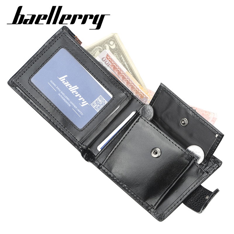 DOMPET PRIA BAELLERRY ORIGINAL KULIT PREMIUM PENDEK TIDUR IMPORT MURAH BRANDED BRIGADE COWOK ASLI