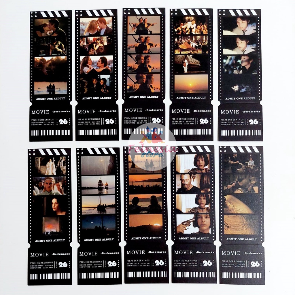 

Pembatas Buku / Bookmark Aesthetic Movie 2