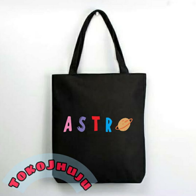 Totebag Zipper Astro Bright Vachirawit print DTF