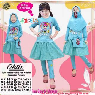 BAJU GAMIS MUSLIM LOL ANAK PEREMPUAN CEWEK MURAH TERBARU BAJU GAMIS MUSLIM LOL ANAK PEREMPUAN CEWEK MURAH TERBARU