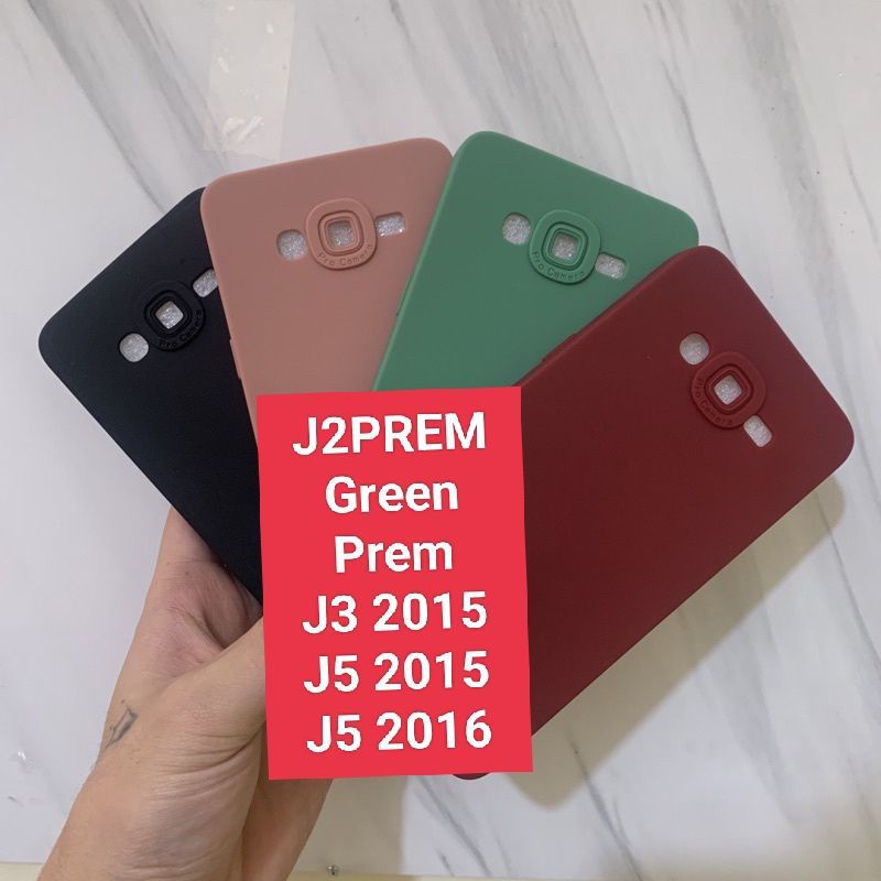 Silikon Softcase samsung/J2 prem/J5 2015/J3 2016/J5 2016 /gren prem Macaron Pro Camera