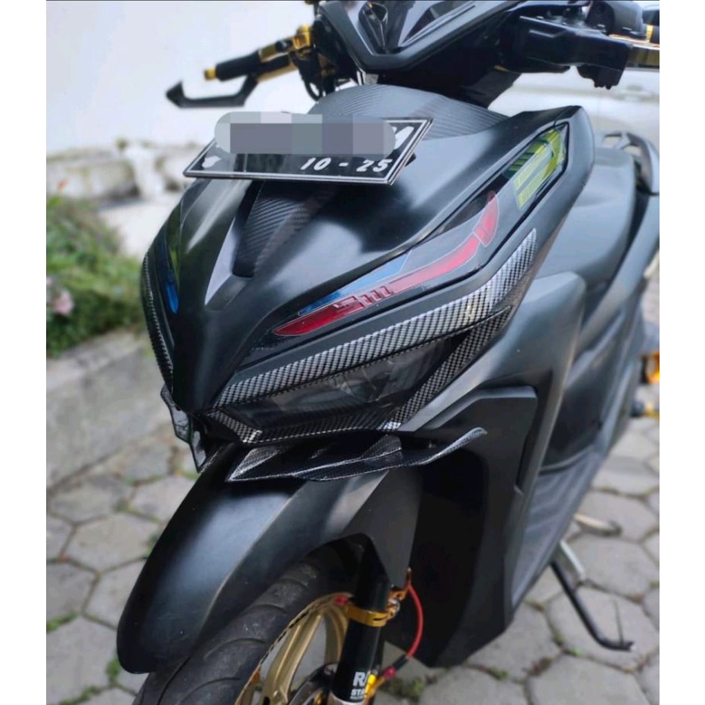 WINGLET FIBBER CARBON HONDA VARIO 125 / 150 NEW 2018 - 2022 PLUG AND PLAY