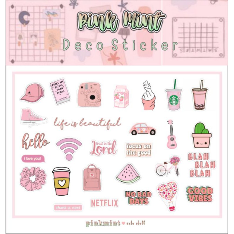 

STICKER AESTHETIC PINK