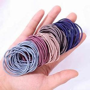 100 Pcs Ikat Rambut Korea Elastis nylon Aksesoris Rambut kuat Tahan Lama