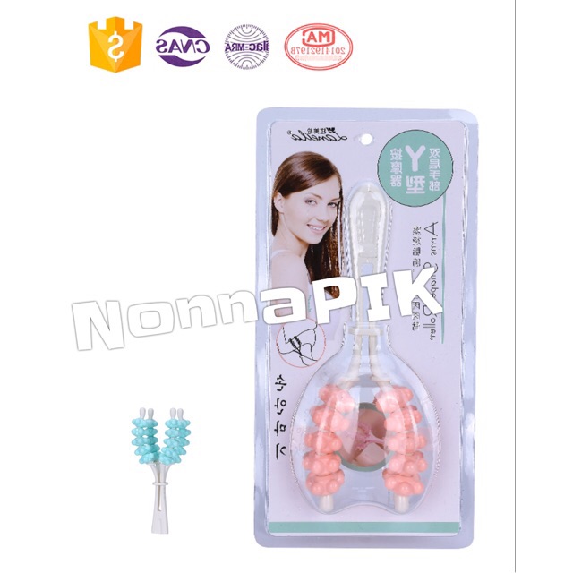 plastic massager rolling face muscle acupressure device