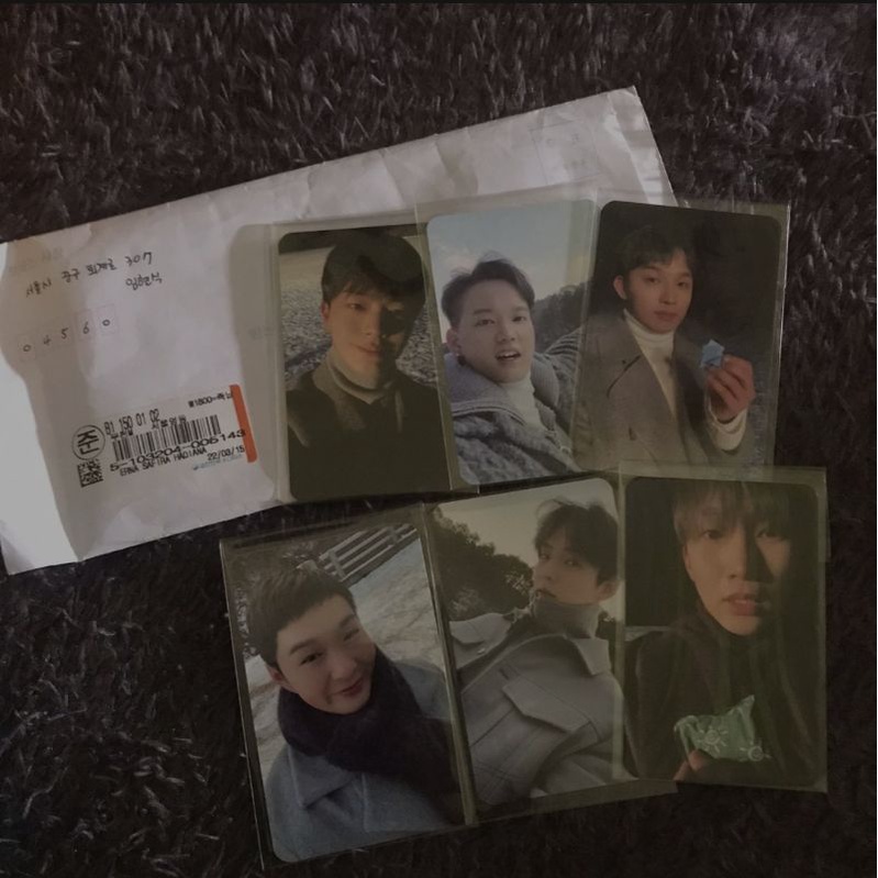 Photocard Benefit DMC BTOB Hyunsik Eunkwang Peniel Album Be Together