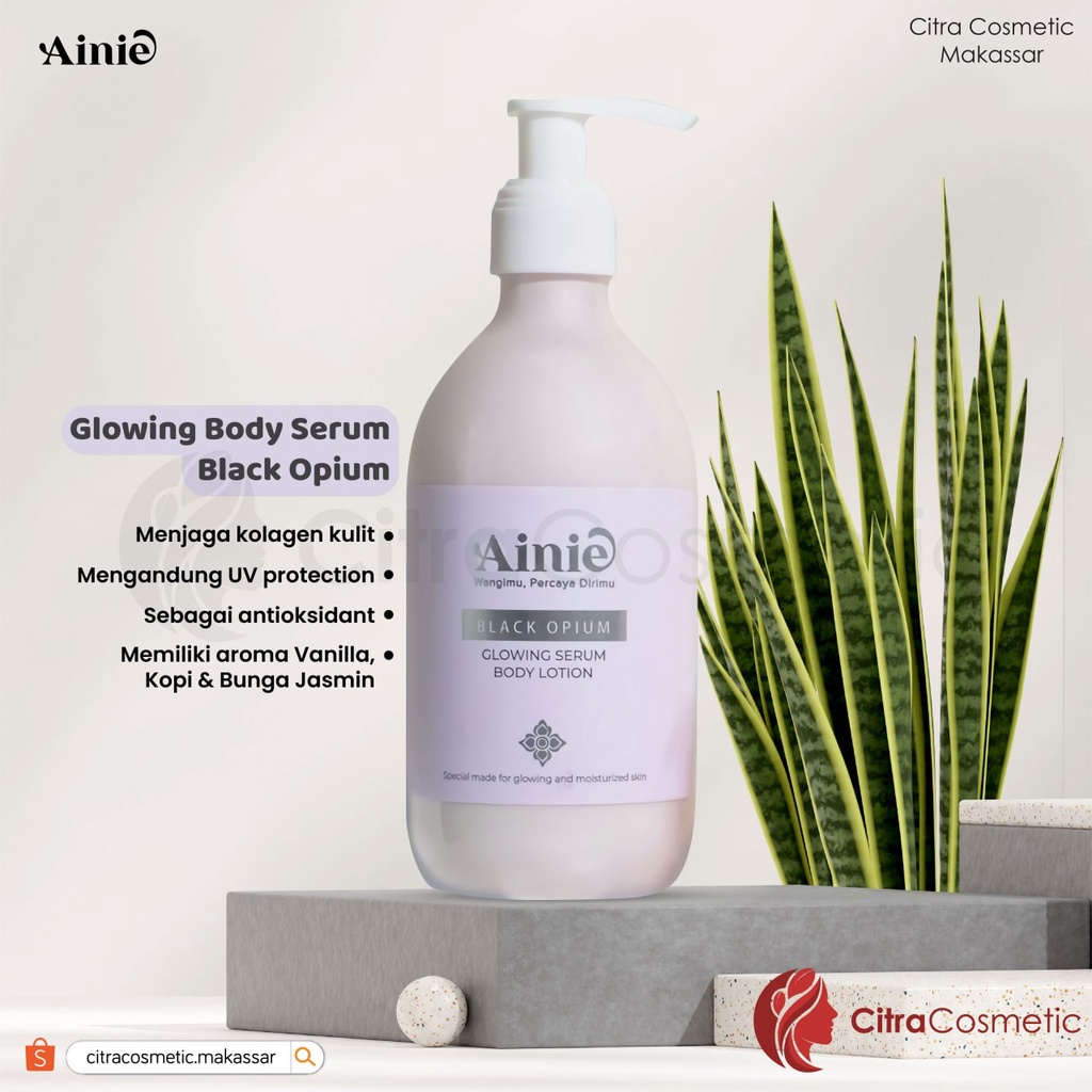 Ainie Glowing Body Serum &amp; Body Lotion 300 Ml