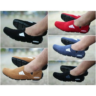 COD !! Sepatu Slop Pria Adidas Suarez Sepatu Casual Slip on  Pria Santai Murah