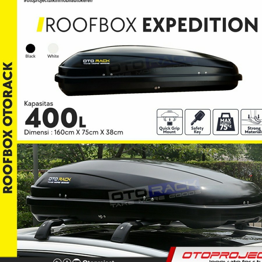 ROOF BOX OTORACK EXPEDITION TYPE / Roof rack mobil universal