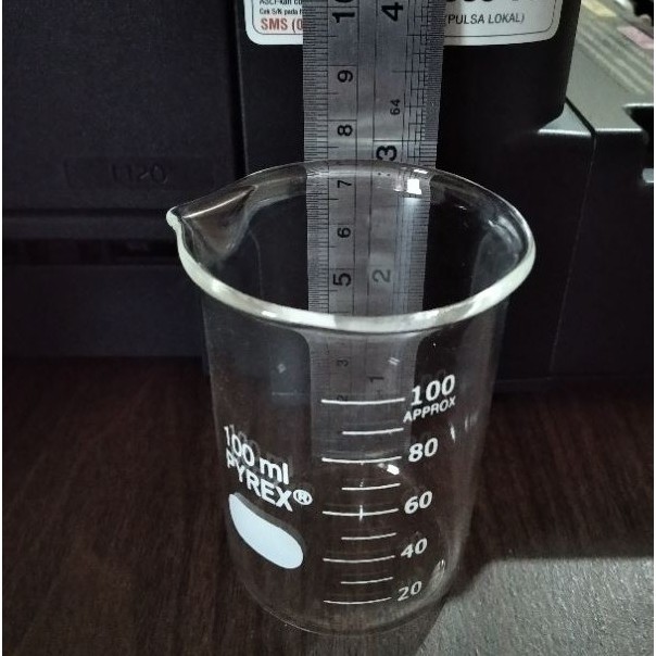 beker glas gelas piala 100 ml