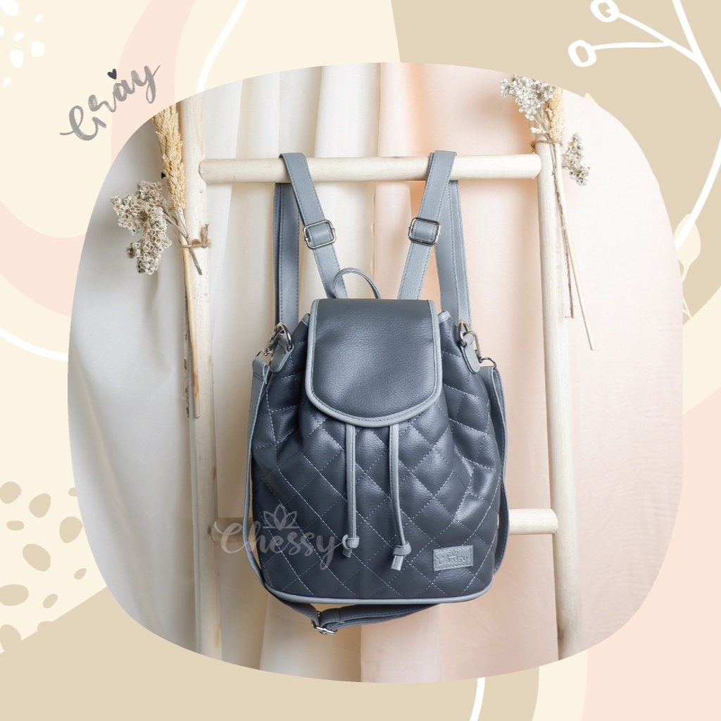 Ransel Kulit Sintetis Cantik Irish By Chessy 3 in 1