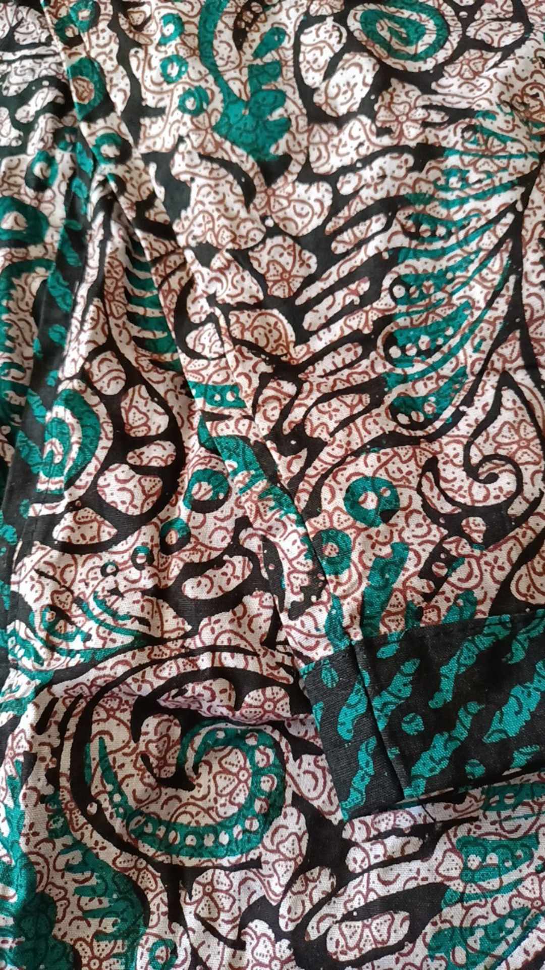Blouse Batik Kerja Lengan Panjang