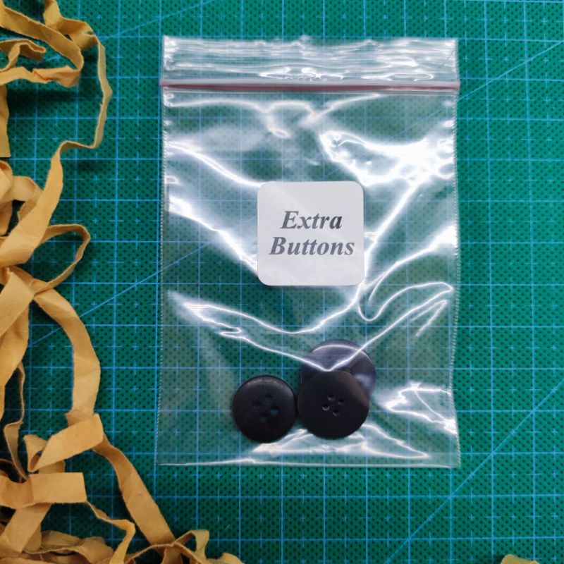 

sticker label extra kancing - extra buttons 100 pcs