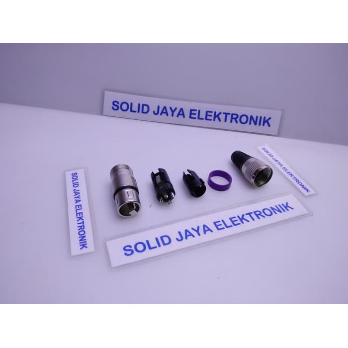 JACK CANON FEMALE -  JACK JAK CANON CEWE CANON SOKET CANON PLUG AUDIO AMPLIFIER TERMINAL JACK 3 PIN